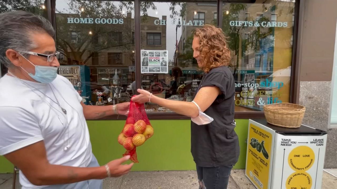 They stock community refrigerators in Brooklyn