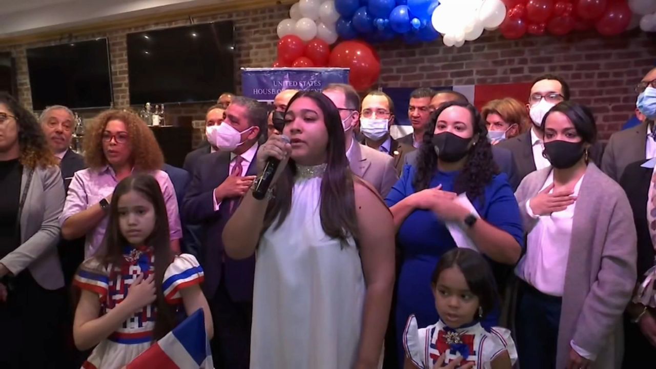 How was Dominican independence celebrated in NYC?