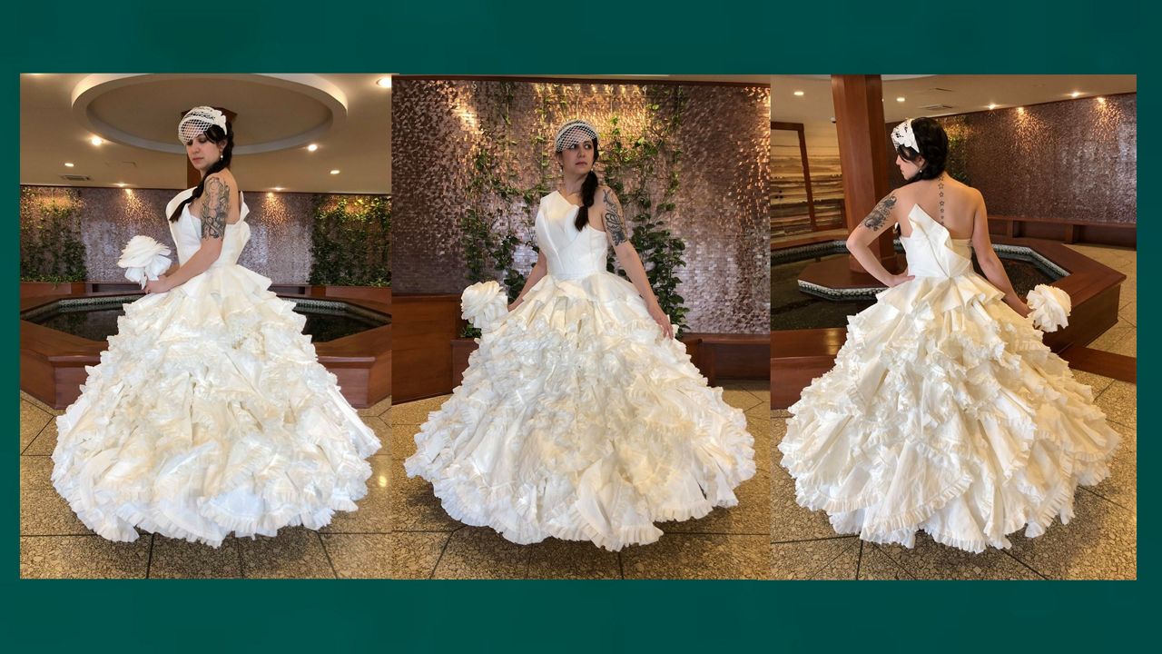 Vestidos de novia de papel higienico new arrivals