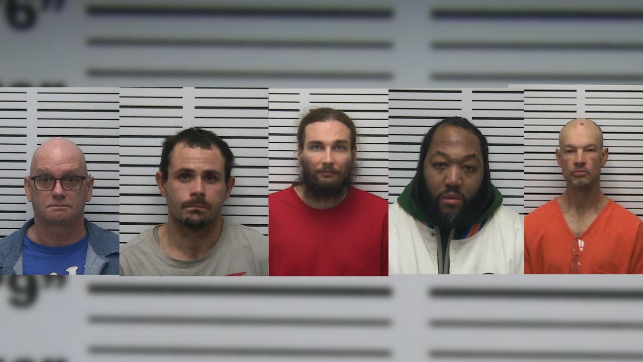 Pictured are the five inmates who escaped St. Francois County Detention Center Tuesday night, Jan. 17.
