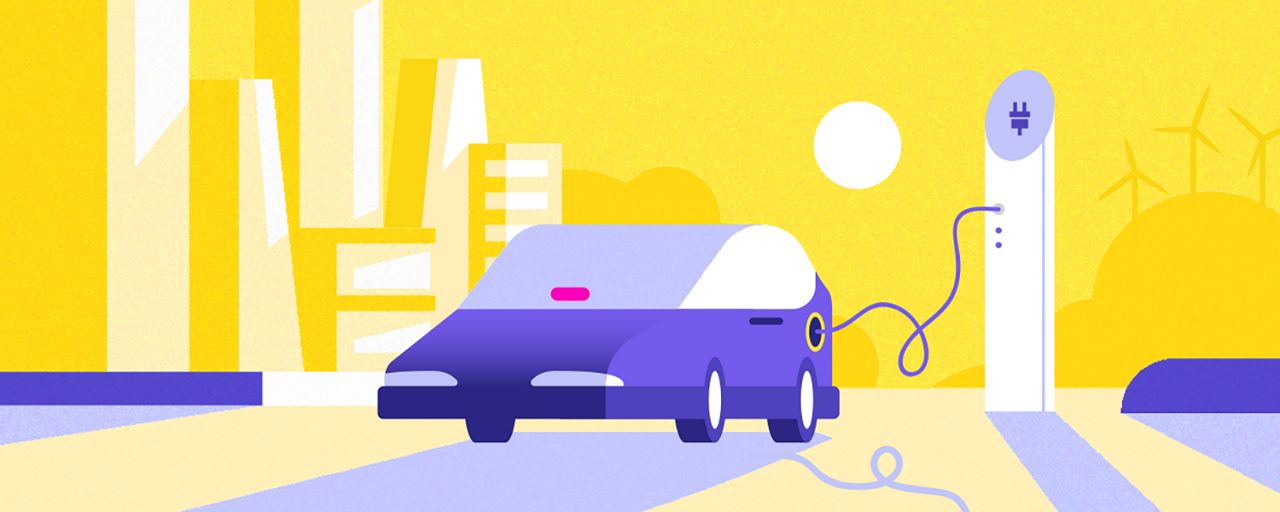 Lyft electric car ride hailing car rental Express Drive