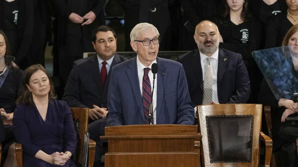 Evers calls for hope, bipartisan unity in inaugural address