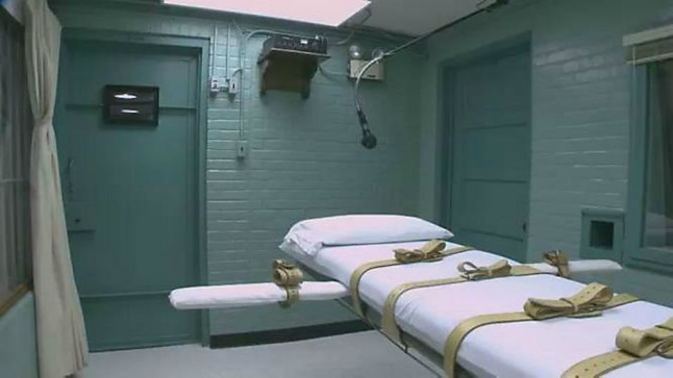 File photograph of an execution bed. (Spectrum News file image)