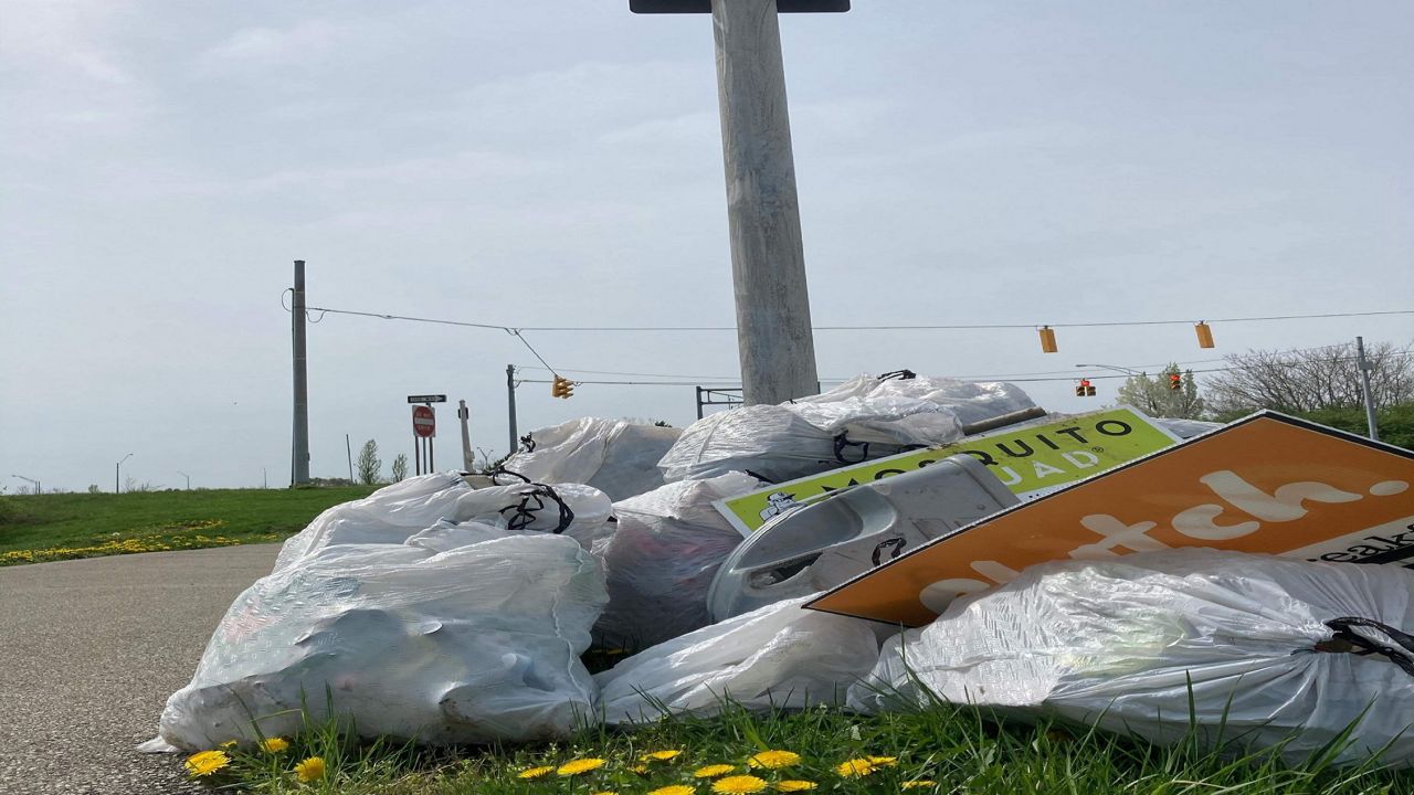 Exploring Ohio Putting trash in its place