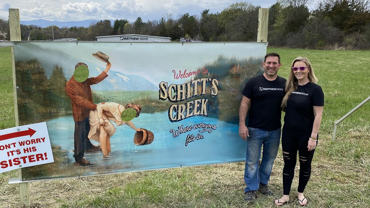 'Schitt’s Creek' Sign Turning Heads in Columbia County