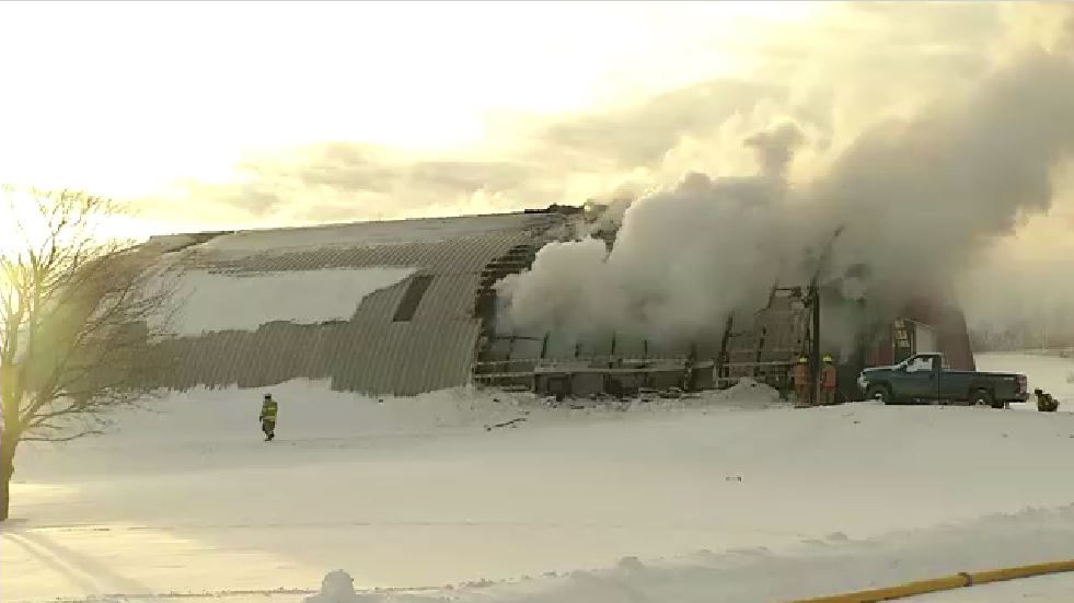 No injuries reported after Fabius barn fire