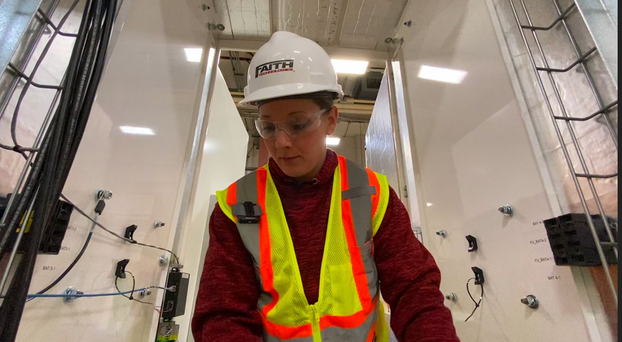 Brooke Chown works has worked with Faith Technologies Incorporated for the last four years.