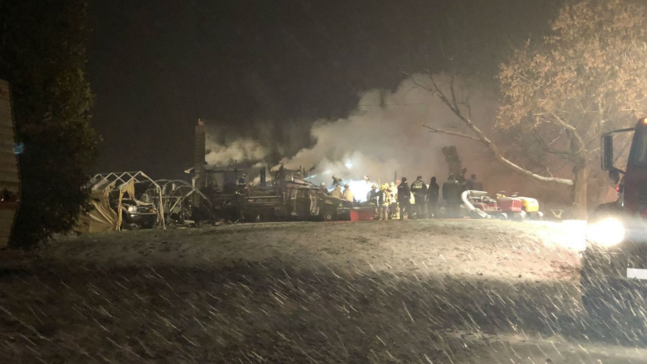 2 People Killed, House Destroyed by Fire in Farmington
