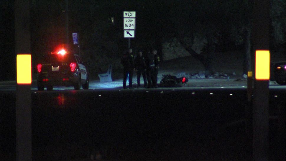A driver is dead after a crash with a motorcycle on Loop 1604 Jan. 12, 2018. 