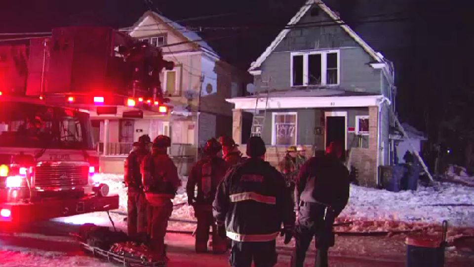 Firefighters Overcome Frozen Hydrants At Overnight Fay St. Fire