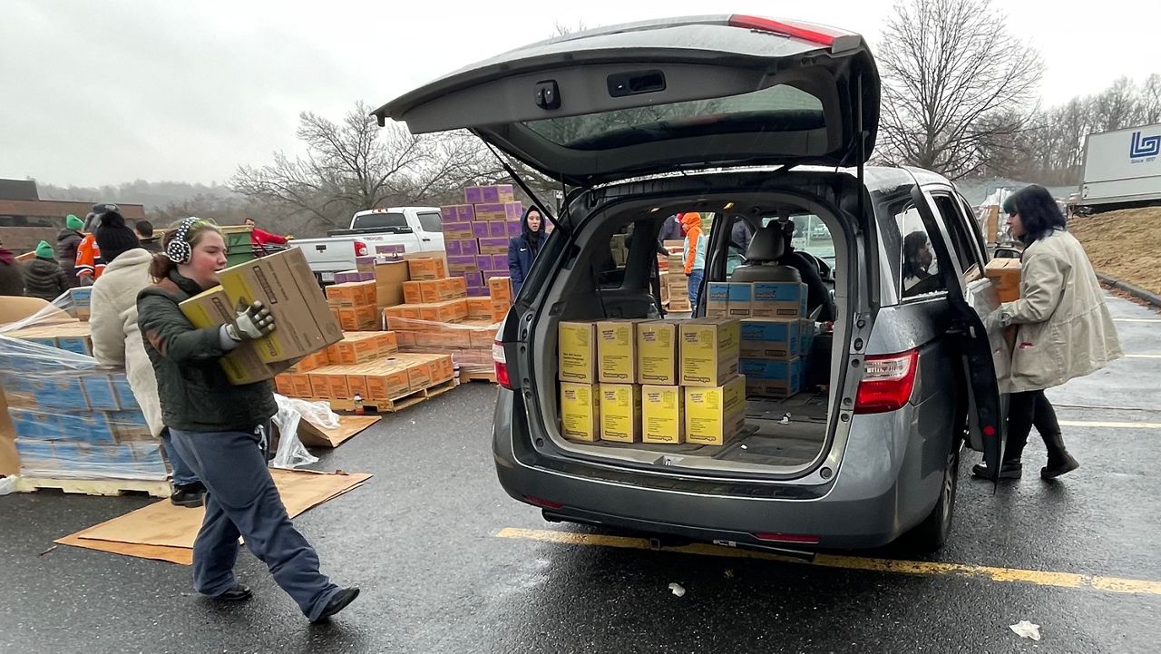 Girl Scouts drop off thousands of cookies in Worcester