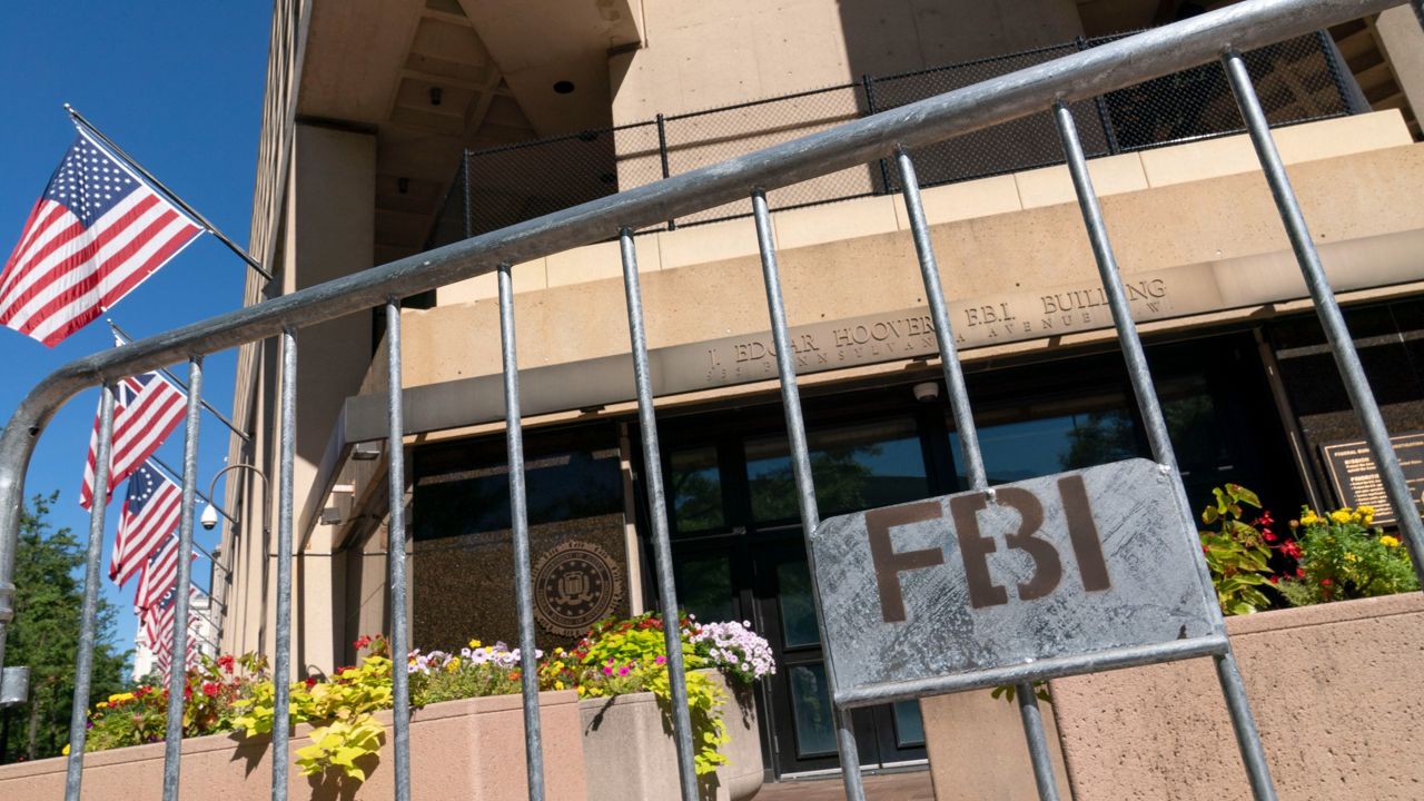 FBI headquarters is seen in Washington on Aug. 13. (AP Photo/Jose Luis Magana)