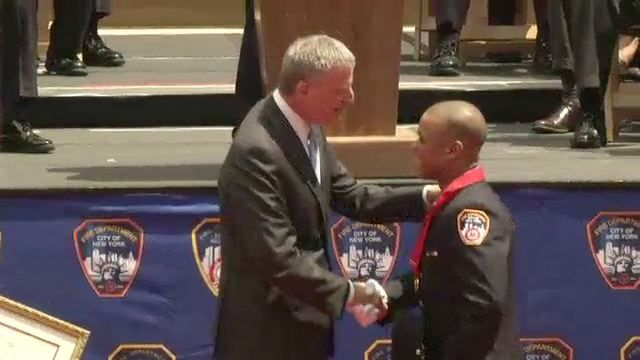 Firefighters, EMTs Honored in FDNY Heroism Ceremony