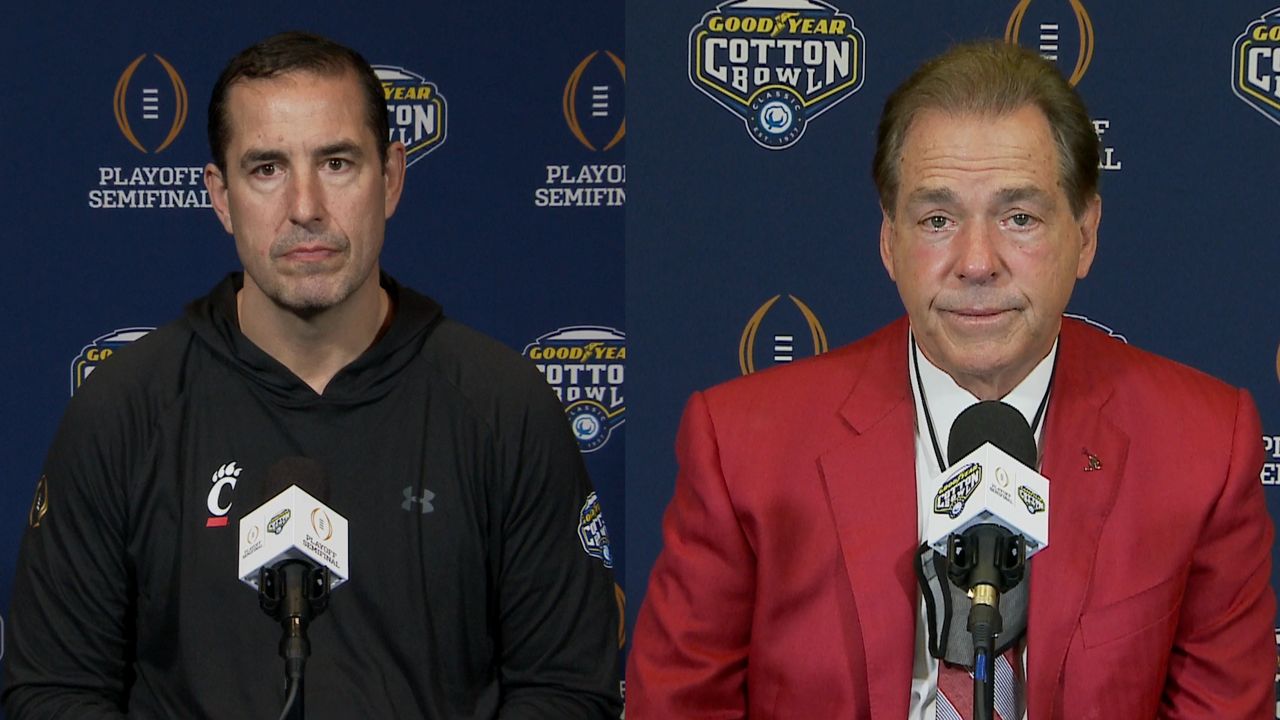Luke Fickell and Nick Saban addressed the media for the final time before the Cotton Bowl Classic on Saturday.