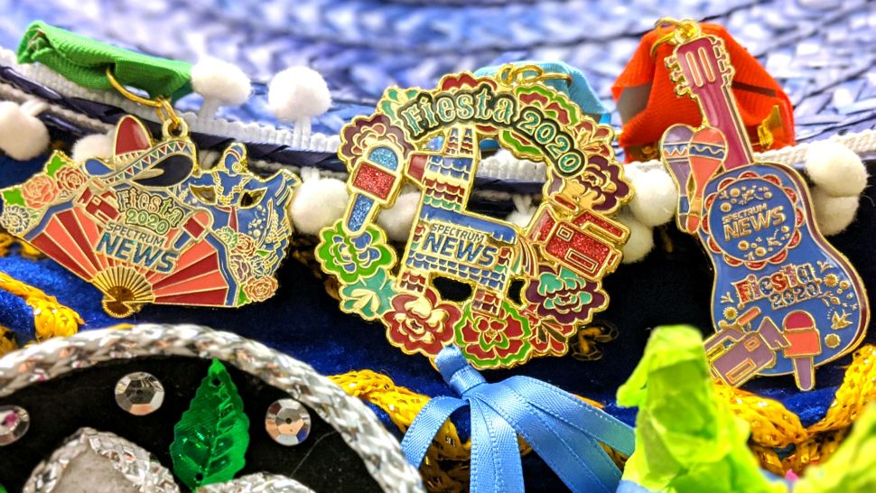 An image of Spectrum News's Fiesta San Antonio 2020 medals (Spectrum News)