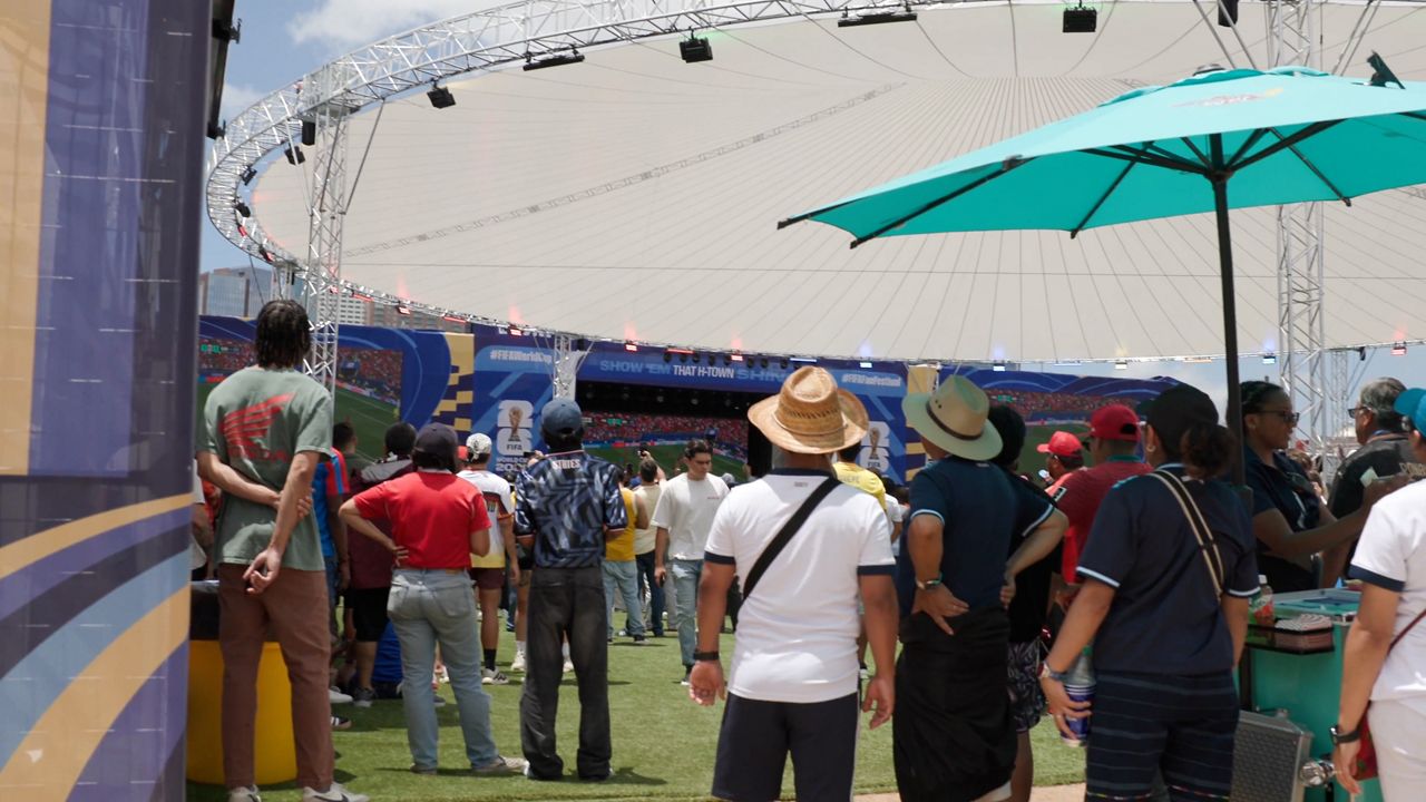 Houston-area FIFA World Cup fans navigate rainy weather, flooding