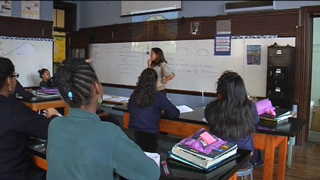 students in a classroom