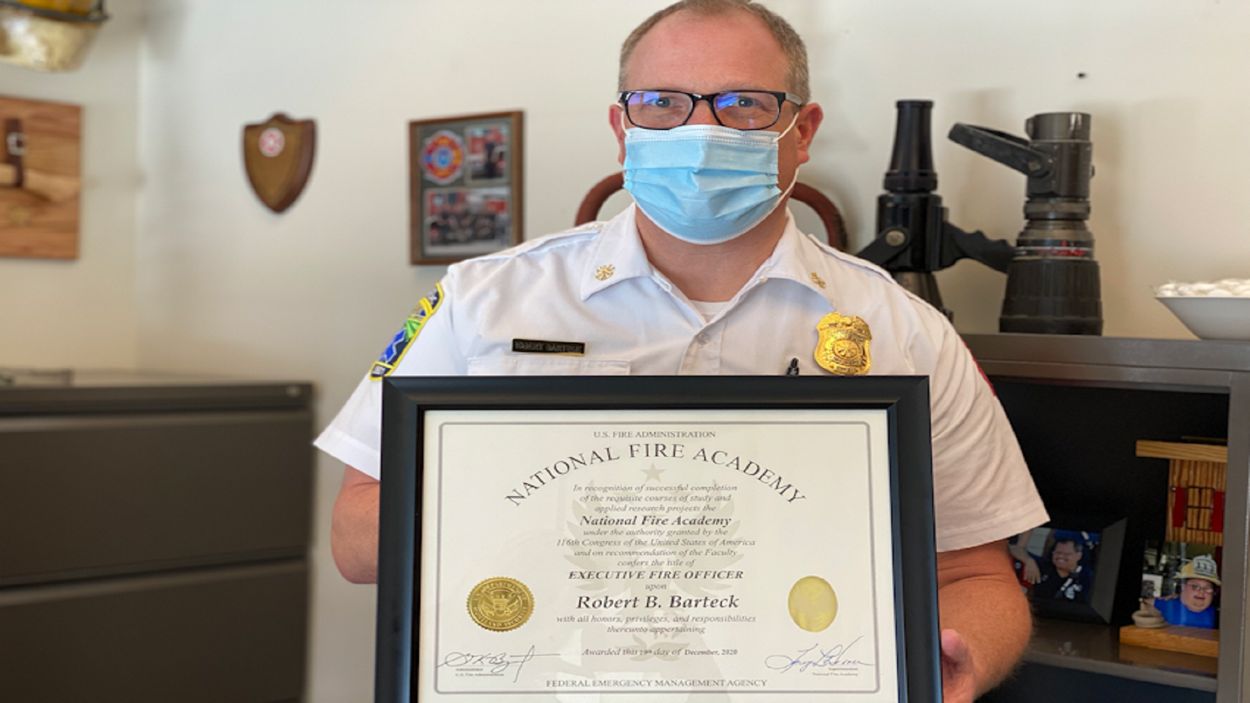 First Responders Achieve High-Ranking Certification