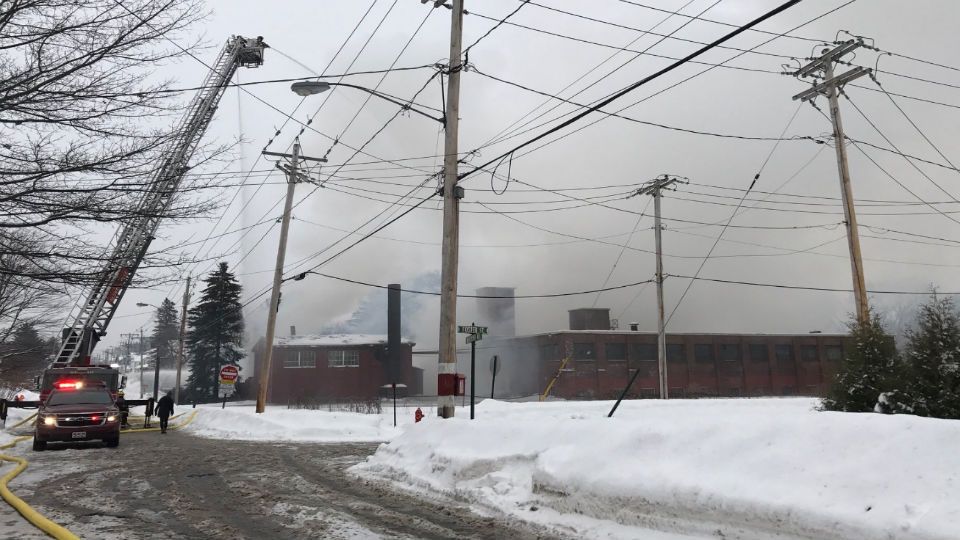 Abandoned factory catches fire in Gloversville