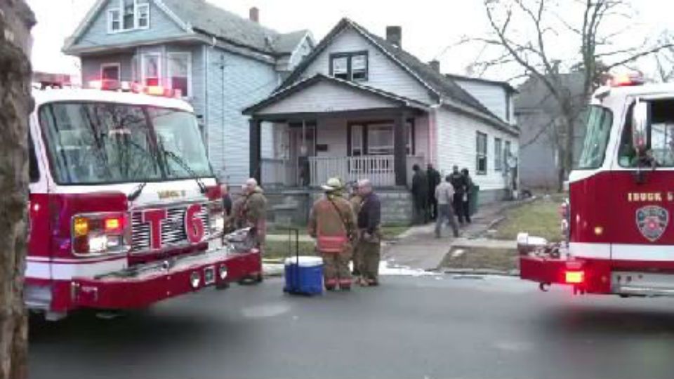Five people have been displaced after an early morning fire on Sherman Street