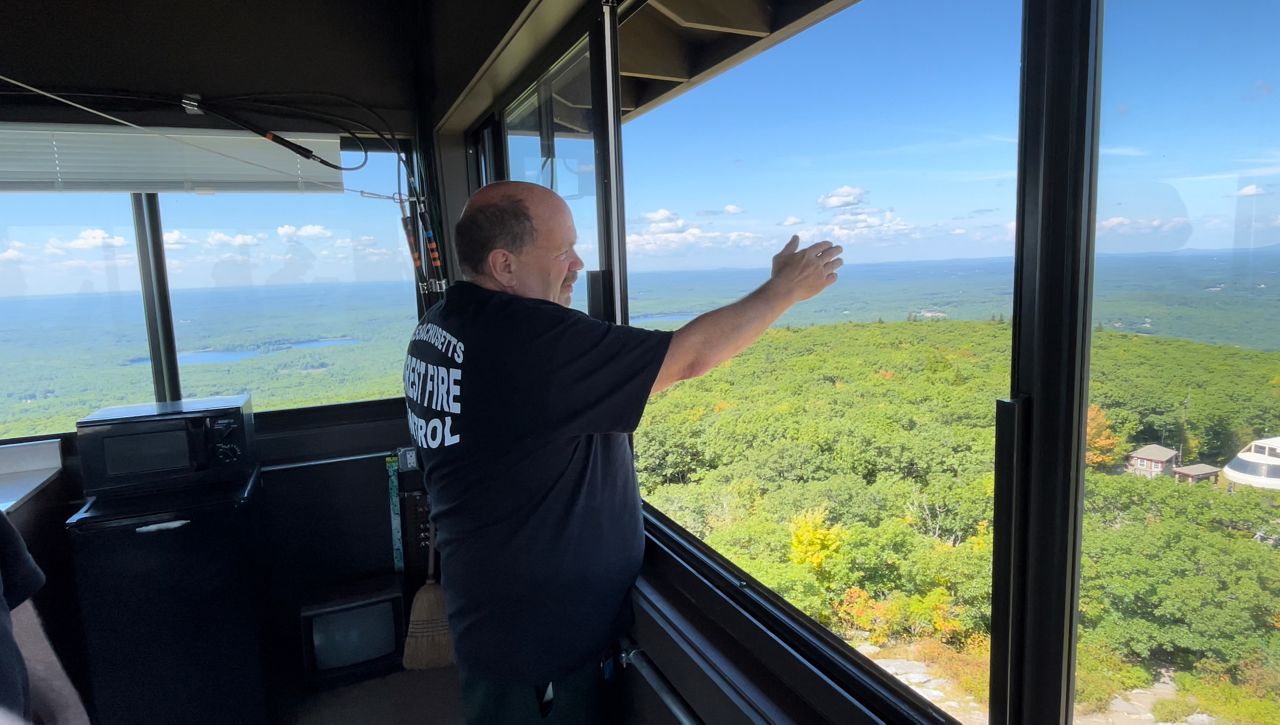 Dry Summer Keeps Massachusetts Tallest Fire Tower Busy