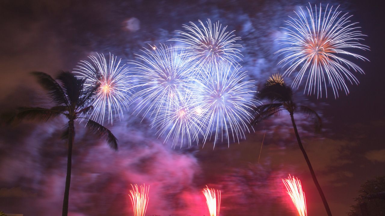 Forecasting weather for fireworks in Florida is a very difficult exercise. (File Photo)