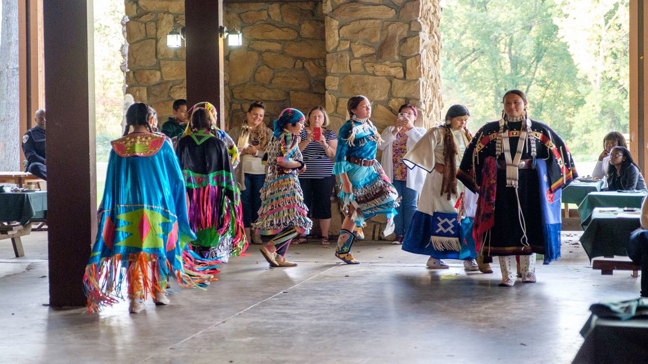 Native American dancers