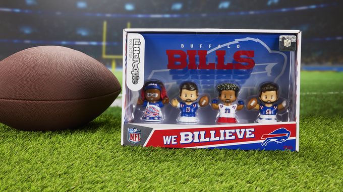 Another set of the Bills "Little People" is being released. (Courtesy of Fisher-Price)