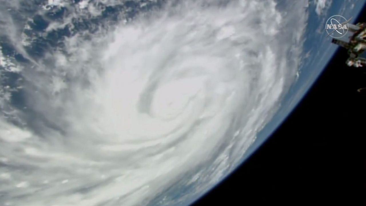 NASA on Monday tweeted a live view of Hurricane Ian that can be seen from the International Space Station as it flies over the storm. (Photo courtesy of NASA)