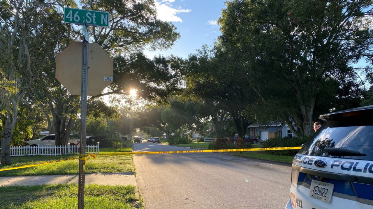 Officials say the suspect is dead and the officer involved was not injured. The circumstances surrounding the shooting are still under investigation. (Spectrum Bay News 9/Fallon Silcox)