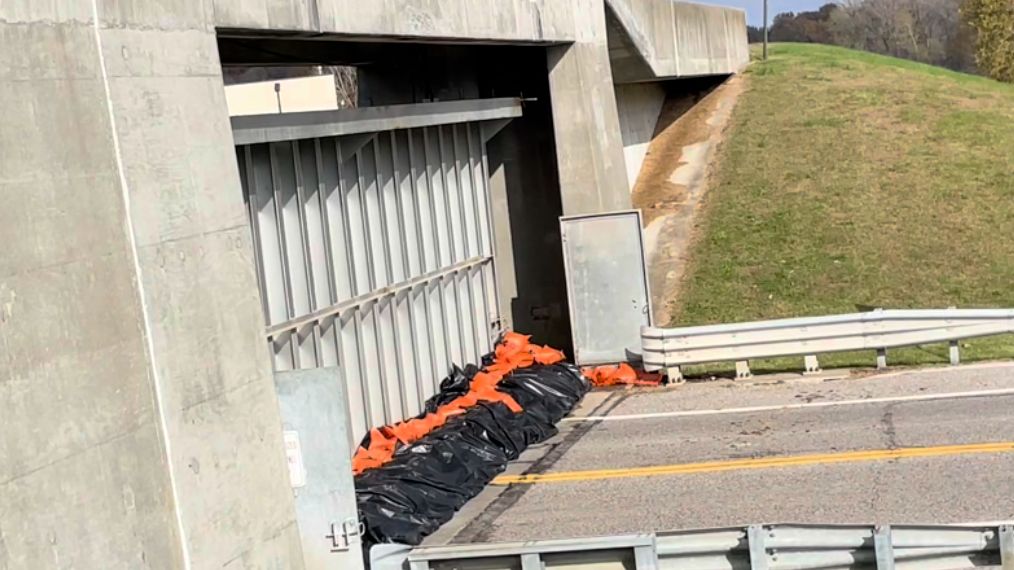 Deer Creek in St. Louis County caused flooding that closed roads and damaged homes on Nov. 5, 2024. (Courtesy: St. Louis County resident)