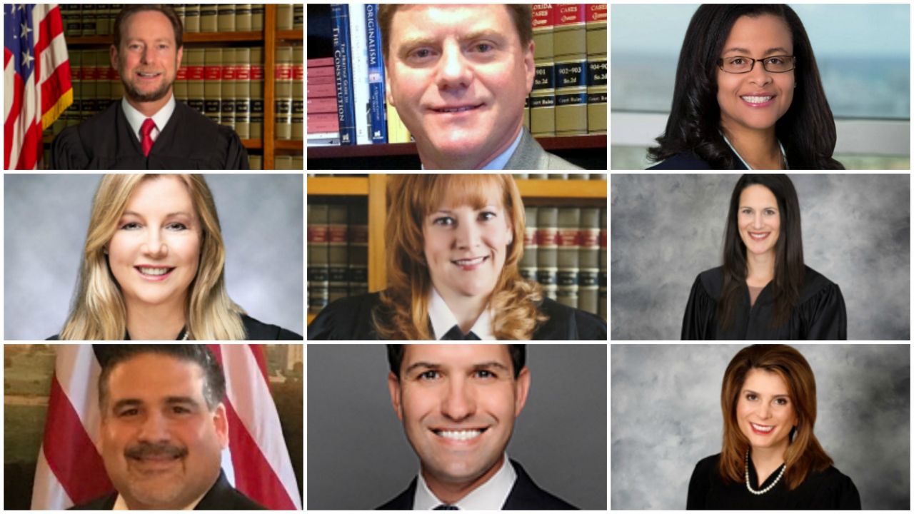 The Florida Supreme Court justice candidates.