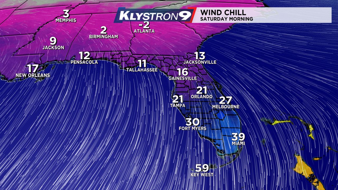 Coldest Christmas in 27 years for Tampa