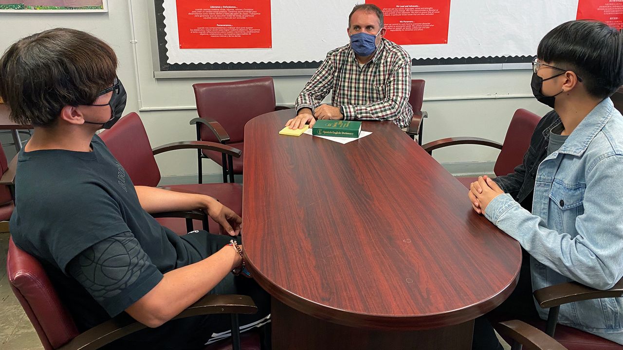 Ahead of Monday’s mandate, this high school is ready