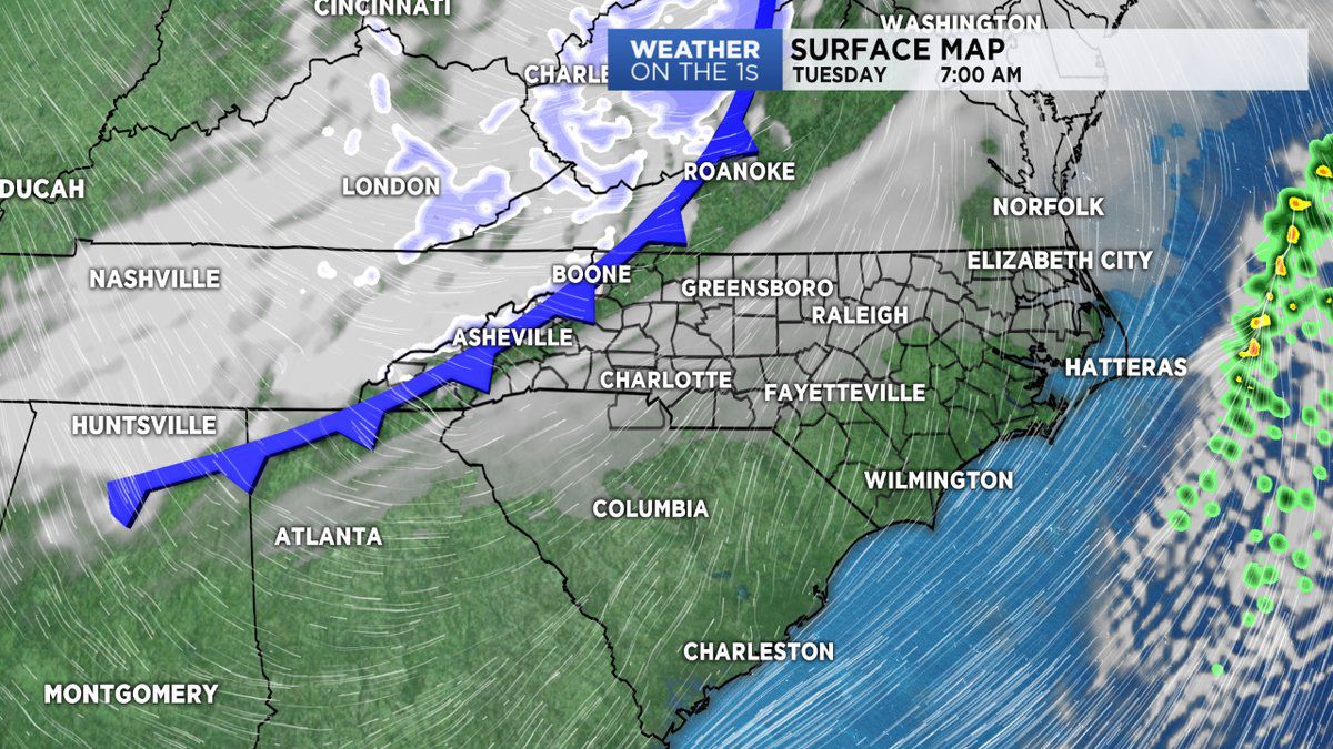 Another cold front on the way then a warmer weekend