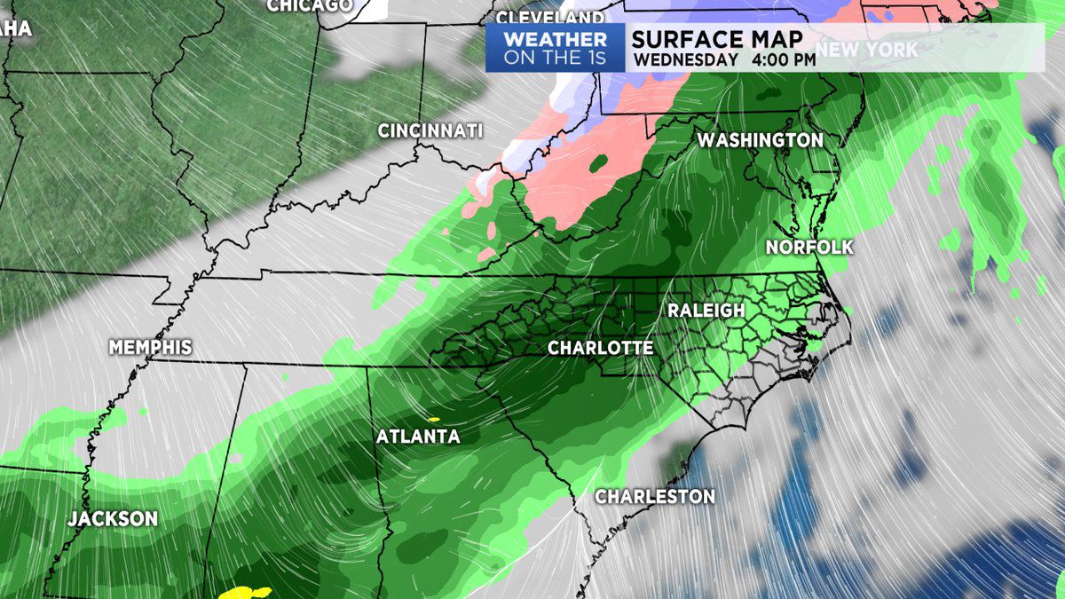 Dry start to the workweek then more rain