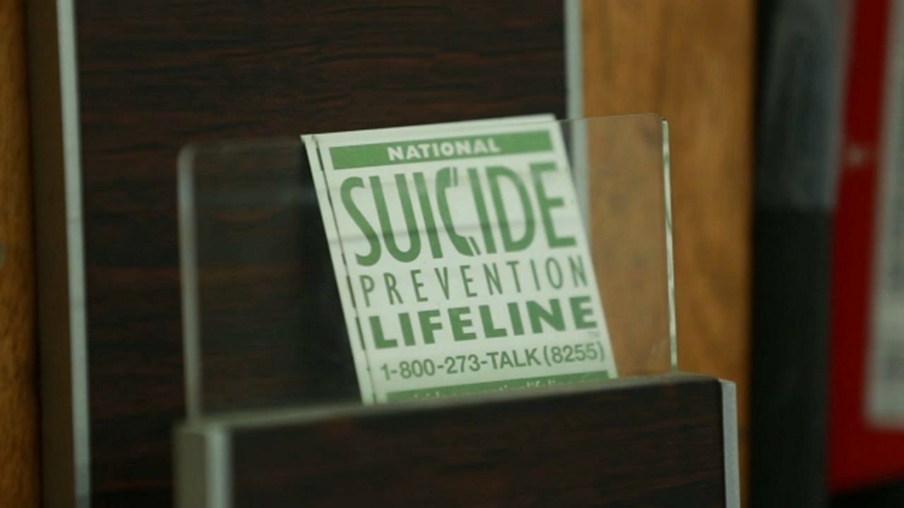 Suicide prevention card
