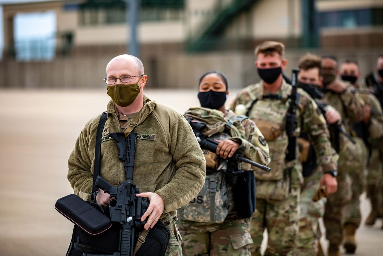 Fort Hood soldiers prepare to deploy to Europe in this image from March 7, 2022. (Photo by Staff Sgt. Daniel Herman)