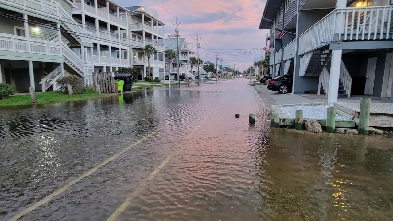 Sunny day flooding increasing in N.C. coastal communities