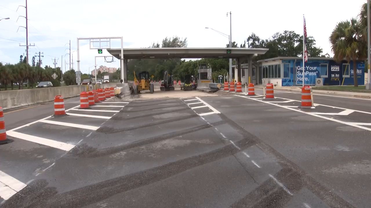 FDOT removes Pinellas Bayway toll booths to ease traffic
