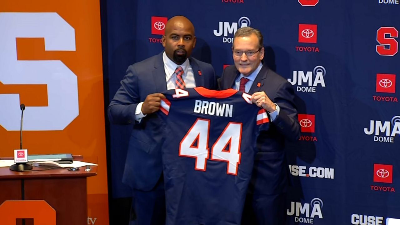 New SU football coach Brown shares vision for program