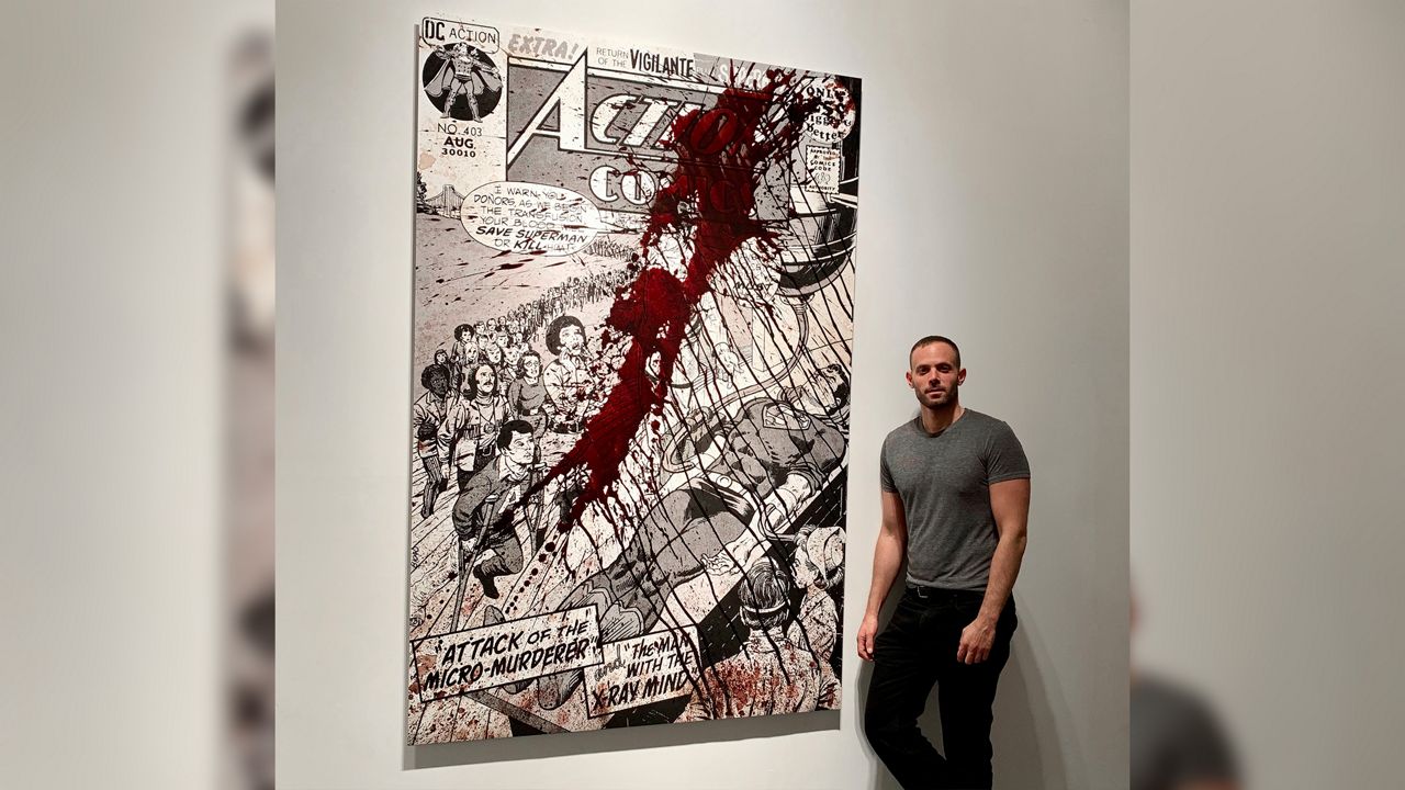 Can You Save Superman?” now on display virtually courtesy of The Leslie-Lohman Museum of Art