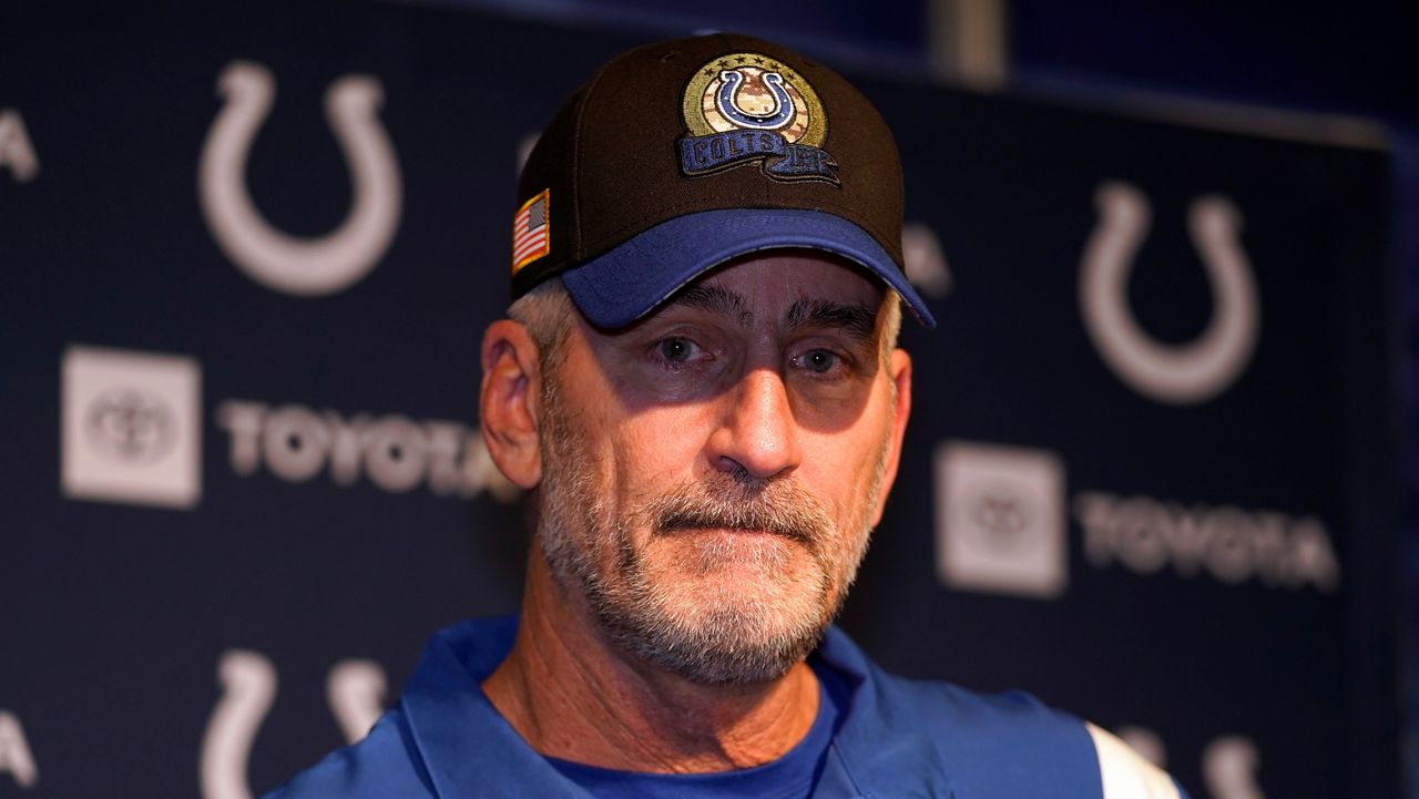 The former Indianapolis Colts head coach replaces Matt Rhule. (AP Photo/Charles Krupa, File)