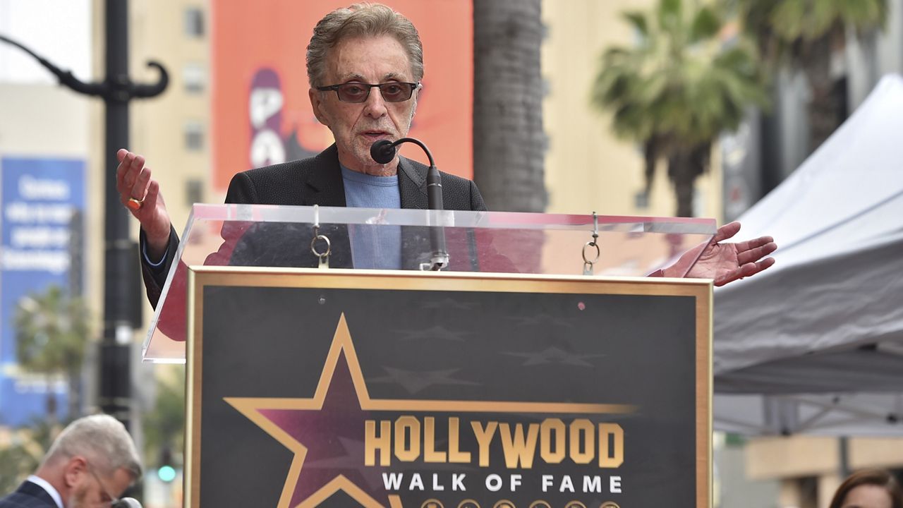 Franki Valli attends a ceremony honoring Frankie Valli and The Four Seasons with a star on the Hollywood Walk of Fame on Friday, May 3, 2024, in Los Angeles. (Photo by Jordan Strauss/Invision/AP)