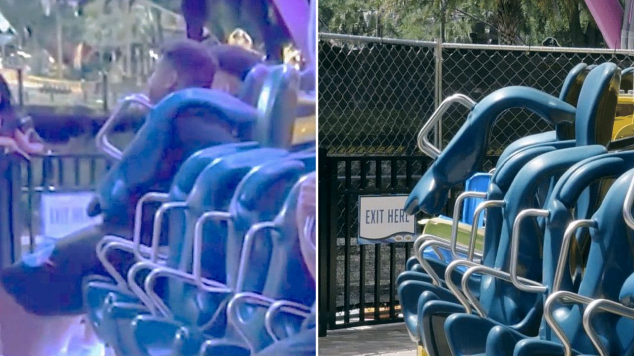 A picture showing the altered seat that Sampson rode on before his death. (Spectrum News)