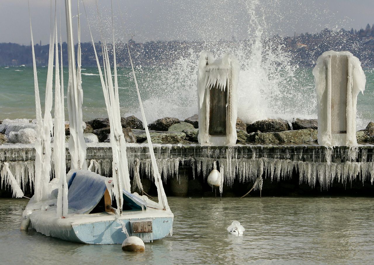 Freezing spray: Uncovering the beauty and dangers