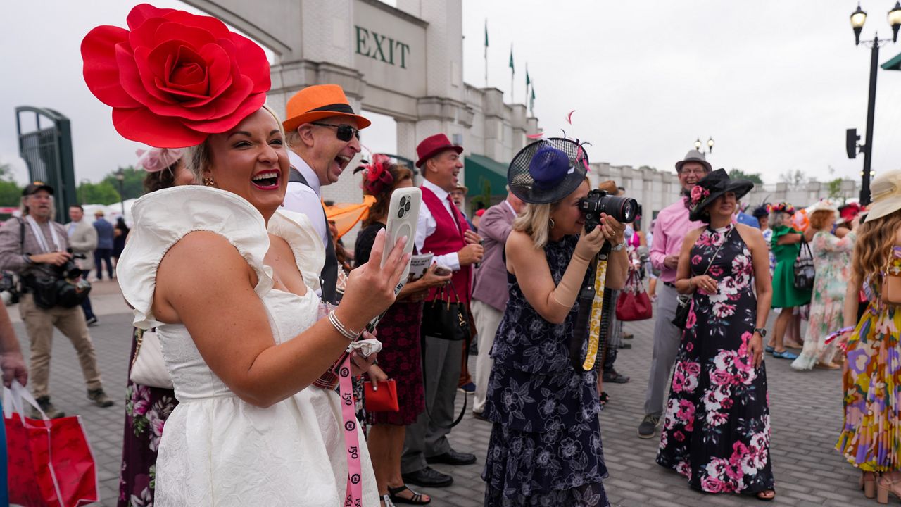 Fans pack the track for the 150th Run for the Roses