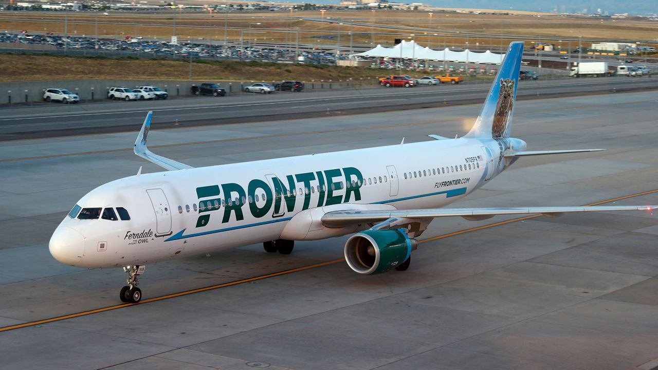 Frontier Airlines airplane