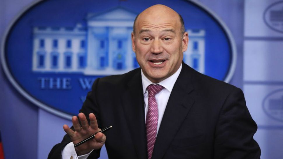 In this Jan. 23, 2018, file photo, White House chief economic adviser Gary Cohn speaks to reporters during the daily press briefing in the Brady press briefing room at the White House. (AP Photo/Manuel Balce Ceneta/File)