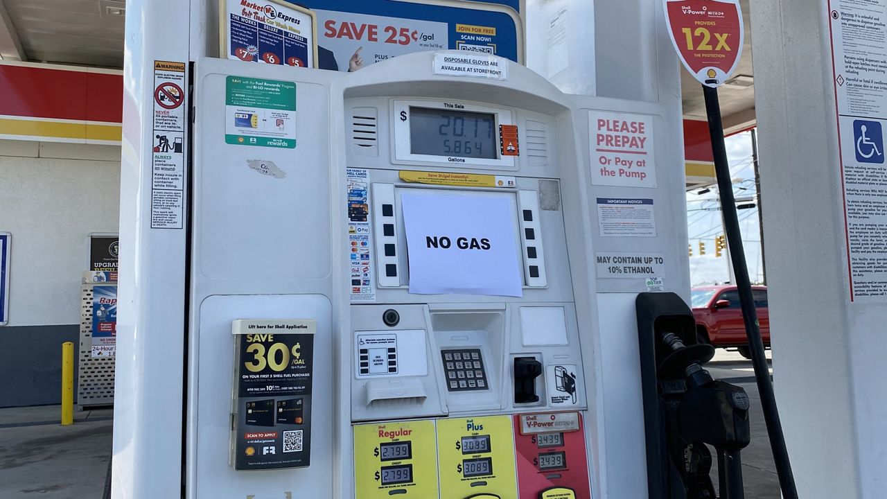 Some gas stations ran out of fuel in North Carolina after the Colonial Pipeline was shut down by hackers demanding a ransom. 